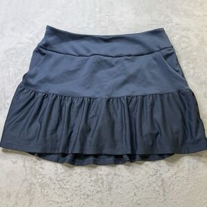 Adidas Tennis Skirt Skort Blue Pleated Athletic Women's Medium